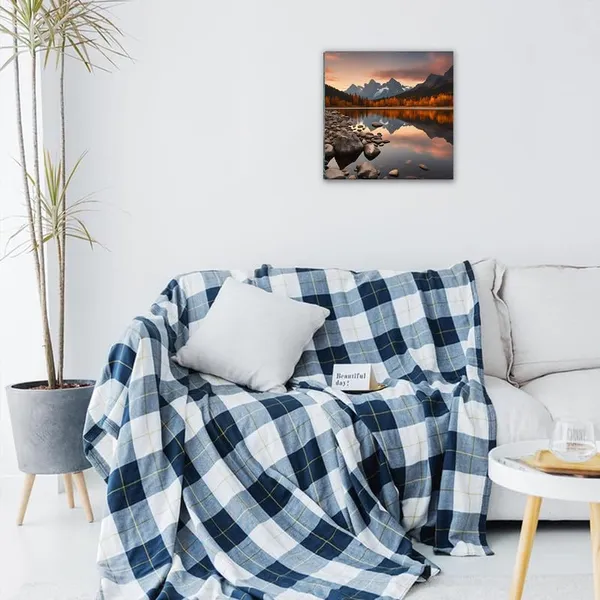 Multicolor_Abstract_24_X_24_Inch,_Wooden_Framed_Canvas_Painting_|_For_Bedroom,_Living_Room,_Study_Room_&_Office_|_Pine_Wood_Frame_(61_X_61_Cms)
