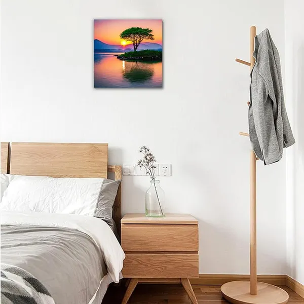 Multicolor_Abstract_24_X_24_Inch,_Wooden_Framed_Canvas_Painting_|_For_Bedroom,_Living_Room,_Study_Room_&_Office_|_Pine_Wood_Frame_(61_X_61_Cms)