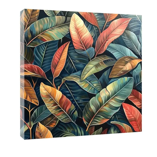 Multicolor_Abstract_24_X_24_Inch,_Wooden_Framed_Canvas_Painting_|_For_Bedroom,_Living_Room,_Study_Room_&_Office_|_Pine_Wood_Frame_(61_X_61_Cms)