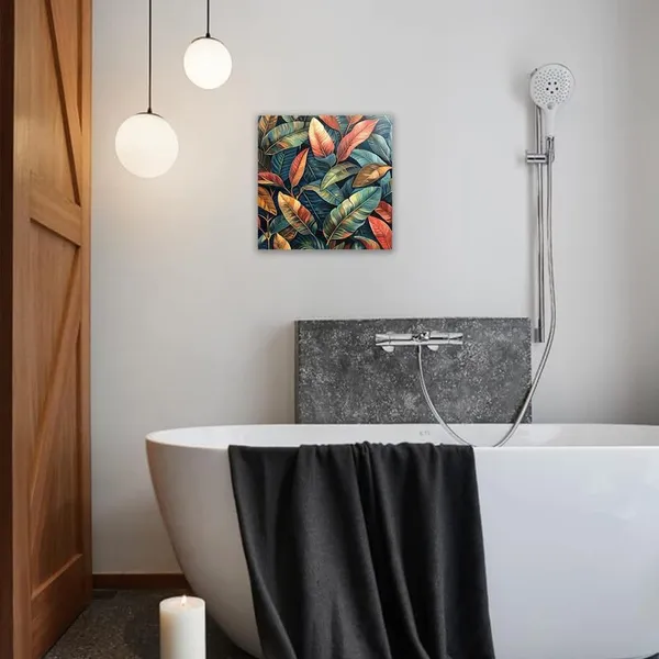 Multicolor_Abstract_24_X_24_Inch,_Wooden_Framed_Canvas_Painting_|_For_Bedroom,_Living_Room,_Study_Room_&_Office_|_Pine_Wood_Frame_(61_X_61_Cms)