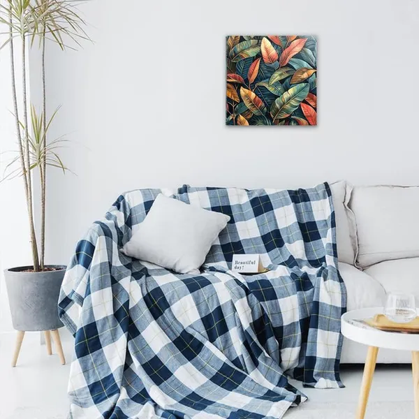 Multicolor_Abstract_24_X_24_Inch,_Wooden_Framed_Canvas_Painting_|_For_Bedroom,_Living_Room,_Study_Room_&_Office_|_Pine_Wood_Frame_(61_X_61_Cms)