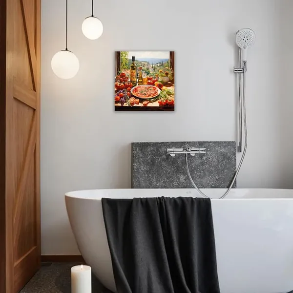 Multicolor_Abstract_24_X_24_Inch,_Wooden_Framed_Canvas_Painting_|_For_Bedroom,_Living_Room,_Study_Room_&_Office_|_Pine_Wood_Frame_(61_X_61_Cms)