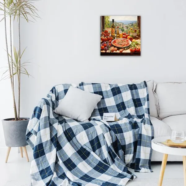Multicolor_Abstract_24_X_24_Inch,_Wooden_Framed_Canvas_Painting_|_For_Bedroom,_Living_Room,_Study_Room_&_Office_|_Pine_Wood_Frame_(61_X_61_Cms)