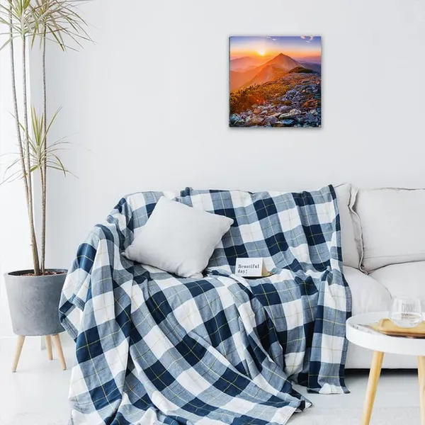 Multicolor_Abstract_24_X_24_Inch,_Wooden_Framed_Canvas_Painting_|_For_Bedroom,_Living_Room,_Study_Room_&_Office_|_Pine_Wood_Frame_(61_X_61_Cms)
