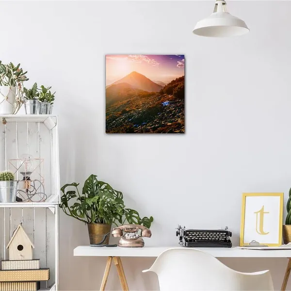 Multicolor_Abstract_24_X_24_Inch,_Wooden_Framed_Canvas_Painting_|_For_Bedroom,_Living_Room,_Study_Room_&_Office_|_Pine_Wood_Frame_(61_X_61_Cms)