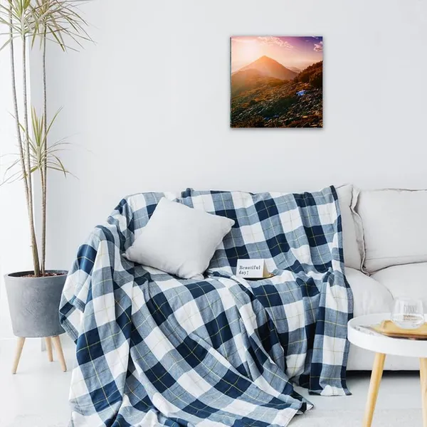 Multicolor_Abstract_24_X_24_Inch,_Wooden_Framed_Canvas_Painting_|_For_Bedroom,_Living_Room,_Study_Room_&_Office_|_Pine_Wood_Frame_(61_X_61_Cms)
