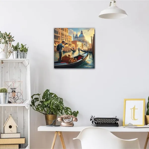 Multicolor_Abstract_24_X_24_Inch,_Wooden_Framed_Canvas_Painting_|_For_Bedroom,_Living_Room,_Study_Room_&_Office_|_Pine_Wood_Frame_(61_X_61_Cms)
