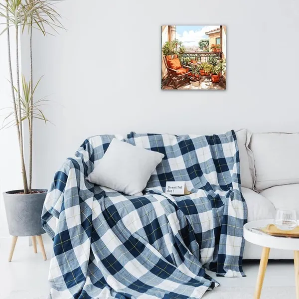 Multicolor_Abstract_24_X_24_Inch,_Wooden_Framed_Canvas_Painting_|_For_Bedroom,_Living_Room,_Study_Room_&_Office_|_Pine_Wood_Frame_(61_X_61_Cms)