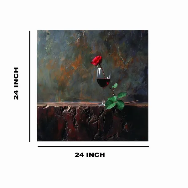 Multicolor_Abstract_24_X_24_Inch,_Wooden_Framed_Canvas_Painting_|_For_Bedroom,_Living_Room,_Study_Room_&_Office_|_Pine_Wood_Frame_(61_X_61_Cms)