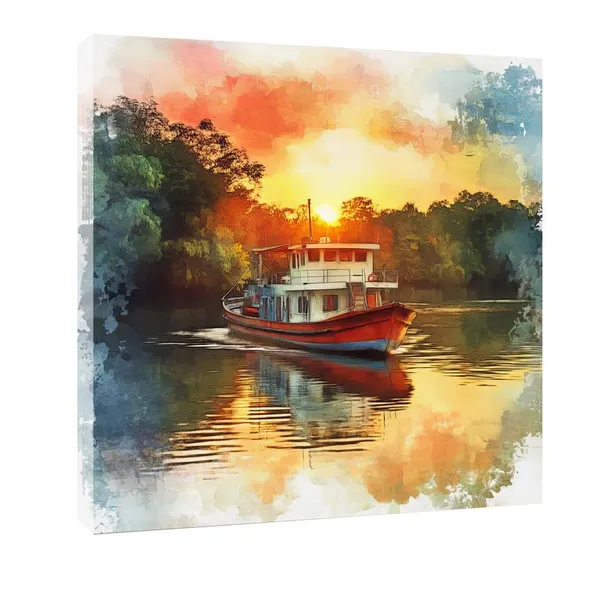 Multicolor_Abstract_24_X_24_Inch,_Wooden_Framed_Canvas_Painting_|_For_Bedroom,_Living_Room,_Study_Room_&_Office_|_Pine_Wood_Frame_(61_X_61_Cms)
