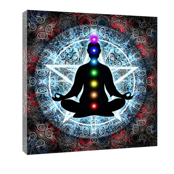 Multicolor_Abstract_24_X_24_Inch,_Wooden_Framed_Canvas_Painting_|_For_Bedroom,_Living_Room,_Study_Room_&_Office_|_Pine_Wood_Frame_(61_X_61_Cms)