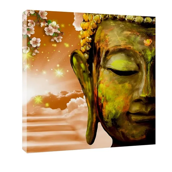 Multicolor_Abstract_24_X_24_Inch,_Wooden_Framed_Canvas_Painting_|_For_Bedroom,_Living_Room,_Study_Room_&_Office_|_Pine_Wood_Frame_(61_X_61_Cms)