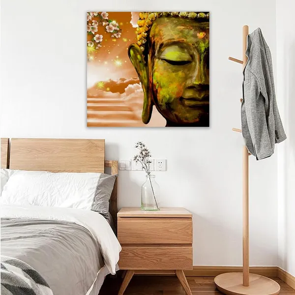 Multicolor_Abstract_24_X_24_Inch,_Wooden_Framed_Canvas_Painting_|_For_Bedroom,_Living_Room,_Study_Room_&_Office_|_Pine_Wood_Frame_(61_X_61_Cms)