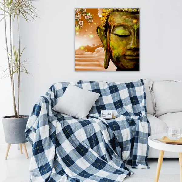Multicolor_Abstract_24_X_24_Inch,_Wooden_Framed_Canvas_Painting_|_For_Bedroom,_Living_Room,_Study_Room_&_Office_|_Pine_Wood_Frame_(61_X_61_Cms)