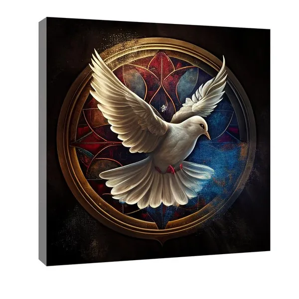 Multicolor_Abstract_24_X_24_Inch,_Wooden_Framed_Canvas_Painting_|_For_Bedroom,_Living_Room,_Study_Room_&_Office_|_Pine_Wood_Frame_(61_X_61_Cms)