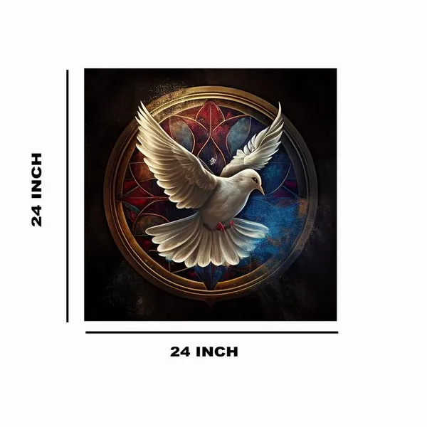 Multicolor_Abstract_24_X_24_Inch,_Wooden_Framed_Canvas_Painting_|_For_Bedroom,_Living_Room,_Study_Room_&_Office_|_Pine_Wood_Frame_(61_X_61_Cms)