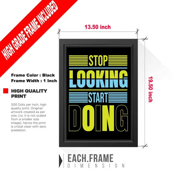 Black__Abstract/Motivational_Framed_Painting/Posters,_Ready_|_For_Wall_Hanging,_Premium_Art_|_For_Home,_Office,_Living_Room_&_Bedroom_Wall_Decor,_(Size_-_13.50_X_19.50_In),_Frame_Color:_Black,_Nrs007