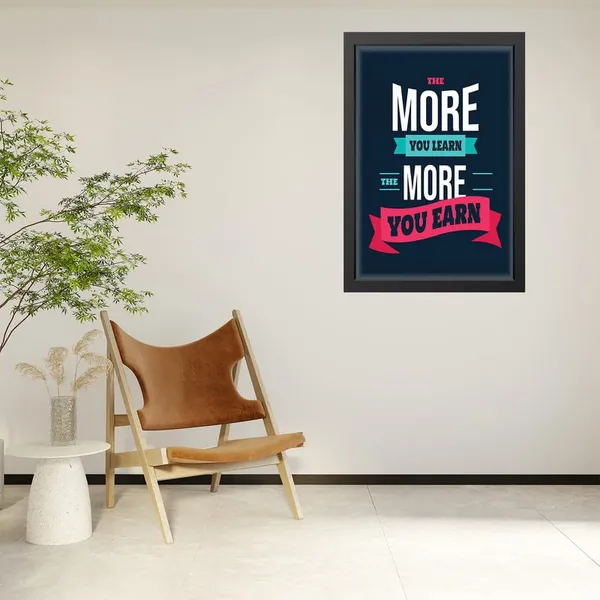 Black__Abstract/Motivational_Framed_Painting/Posters,_Ready_|_For_Wall_Hanging,_Premium_Art_|_For_Home,_Office,_Living_Room_&_Bedroom_Wall_Decor,_(Size_-_13.50_X_19.50_In),_Frame_Color:_Black,_Nrs015