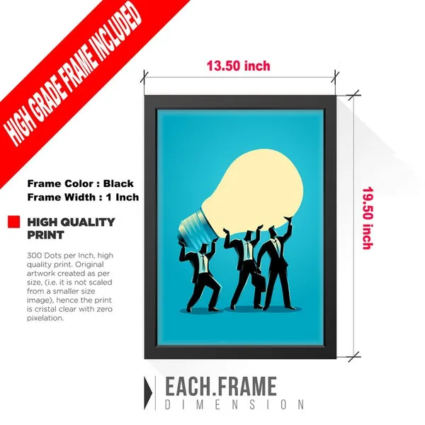 Multicolor_Abstract/Motivational_Framed_Painting/Posters,_Ready_|_For_Wall_Hanging,_Premium_Art_|_For_Home,_Office,_Living_Room_&_Bedroom_Wall_Decor,_(Size_-_13.50_X_19.50_In),_Frame_Color:_Black,_Nrs030