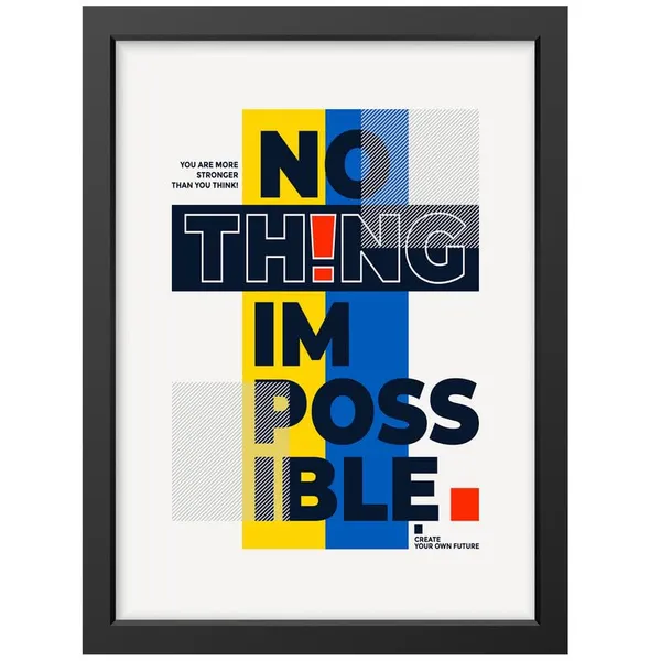 Multicolor_Abstract/Motivational_Framed_Painting/Posters,_Ready_|_For_Wall_Hanging,_Premium_Art_|_For_Home,_Office,_Living_Room_&_Bedroom_Wall_Decor,_(Size_-_13.50_X_19.50_In),_Frame_Color:_Black,_Nrs032