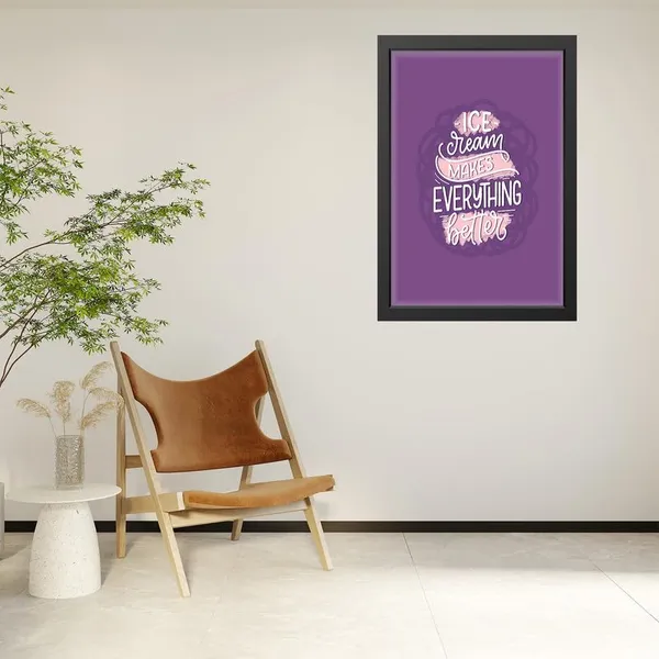 Black__Abstract/Motivational_Framed_Painting/Posters,_Ready_|_For_Wall_Hanging,_Premium_Art_|_For_Home,_Office,_Living_Room_&_Bedroom_Wall_Decor,_(Size_-_13.50_X_19.50_In),_Frame_Color:_Black,_Nrs040