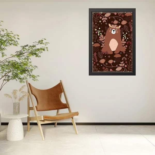 Black__Abstract/Motivational_Framed_Painting/Posters,_Ready_|_For_Wall_Hanging,_Premium_Art_|_For_Home,_Office,_Living_Room_&_Bedroom_Wall_Decor,_(Size_-_13.50_X_19.50_In),_Frame_Color:_Black,_Nrs076
