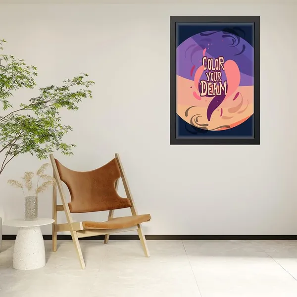 Black__Abstract/Motivational_Framed_Painting/Posters,_Ready_|_For_Wall_Hanging,_Premium_Art_|_For_Home,_Office,_Living_Room_&_Bedroom_Wall_Decor,_(Size_-_13.50_X_19.50_In),_Frame_Color:_Black,_Nrs083