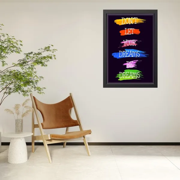 Black__Abstract/Motivational_Framed_Painting/Posters,_Ready_|_For_Wall_Hanging,_Premium_Art_|_For_Home,_Office,_Living_Room_&_Bedroom_Wall_Decor,_(Size_-_13.50_X_19.50_In),_Frame_Color:_Black,_Nrs088