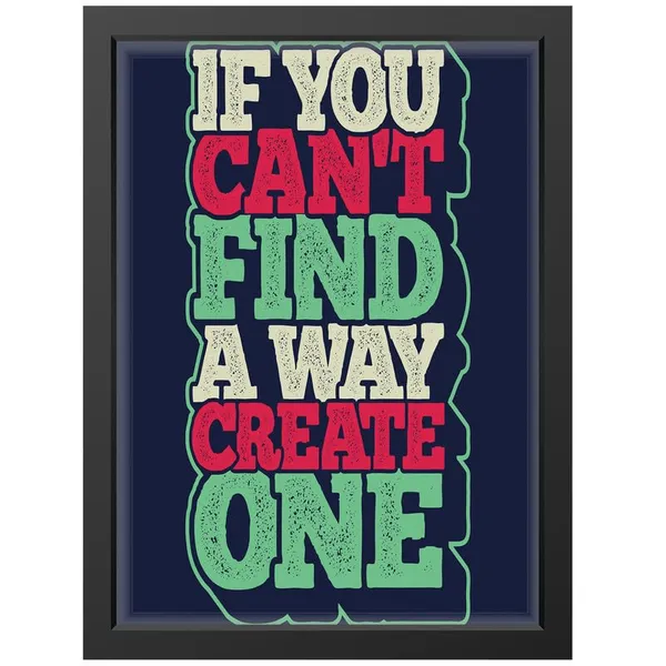 Black__Abstract/Motivational_Framed_Painting/Posters,_Ready_|_For_Wall_Hanging,_Premium_Art_|_For_Home,_Office,_Living_Room_&_Bedroom_Wall_Decor,_(Size_-_13.50_X_19.50_In),_Frame_Color:_Black,_Nrs125