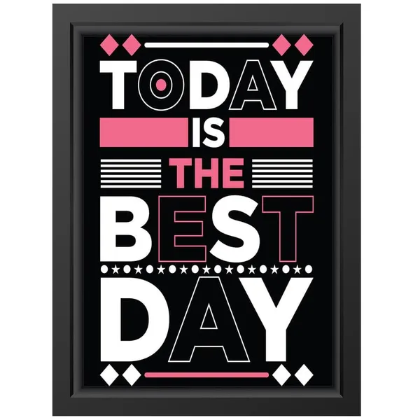 Black__Abstract/Motivational_Framed_Painting/Posters,_Ready_|_For_Wall_Hanging,_Premium_Art_|_For_Home,_Office,_Living_Room_&_Bedroom_Wall_Decor,_(Size_-_13.50_X_19.50_In),_Frame_Color:_Black,_Nrs247