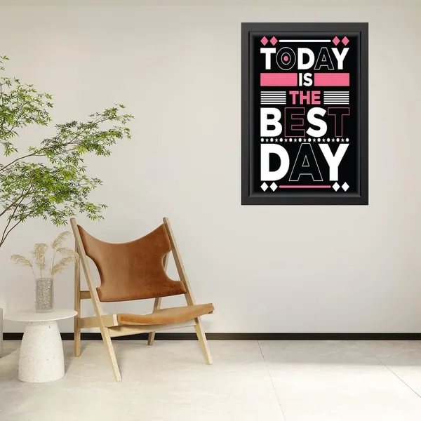 Black__Abstract/Motivational_Framed_Painting/Posters,_Ready_|_For_Wall_Hanging,_Premium_Art_|_For_Home,_Office,_Living_Room_&_Bedroom_Wall_Decor,_(Size_-_13.50_X_19.50_In),_Frame_Color:_Black,_Nrs247