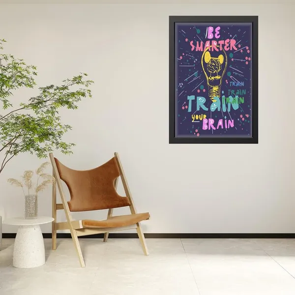 Black__Abstract/Motivational_Framed_Painting/Posters,_Ready_|_For_Wall_Hanging,_Premium_Art_|_For_Home,_Office,_Living_Room_&_Bedroom_Wall_Decor,_(Size_-_13.50_X_19.50_In),_Frame_Color:_Black,_Nrs248