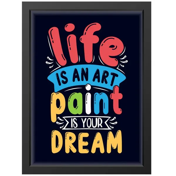 Black__Abstract/Motivational_Framed_Painting/Posters,_Ready_|_For_Wall_Hanging,_Premium_Art_|_For_Home,_Office,_Living_Room_&_Bedroom_Wall_Decor,_(Size_-_13.50_X_19.50_In),_Frame_Color:_Black,_Nrs264