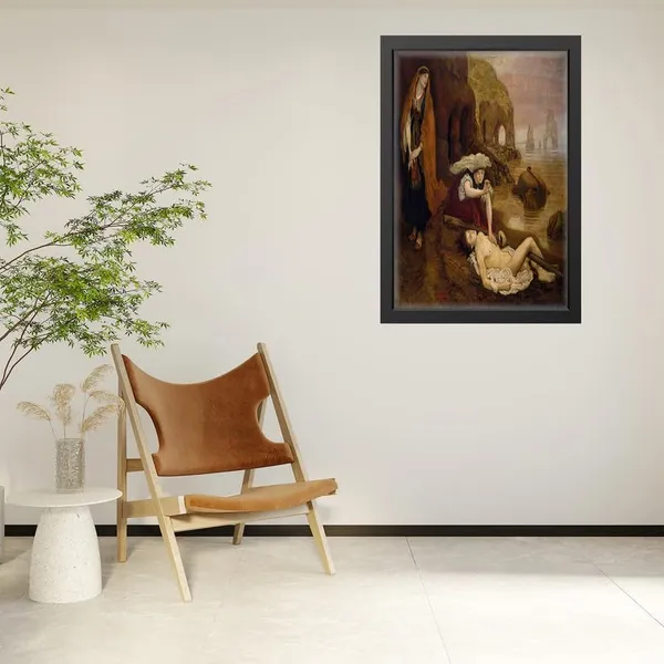 Black__Abstract/Motivational_Framed_Painting/Posters,_Ready_|_For_Wall_Hanging,_Premium_Art_|_For_Home,_Office,_Living_Room_&_Bedroom_Wall_Decor,_(Size_-_13.50_X_19.50_In),_Frame_Color:_Black,_Nrs283