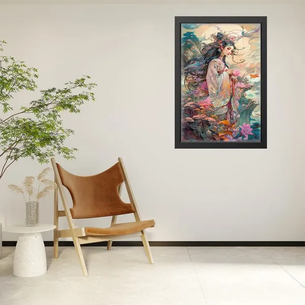 Multicolor_Abstract/Motivational_Framed_Painting/Posters,_Ready_|_For_Wall_Hanging,_Premium_Art_|_For_Home,_Office,_Living_Room_&_Bedroom_Wall_Decor,_(Size_-_13.50_X_19.50_In),_Frame_Color:_Black,_Nrs402