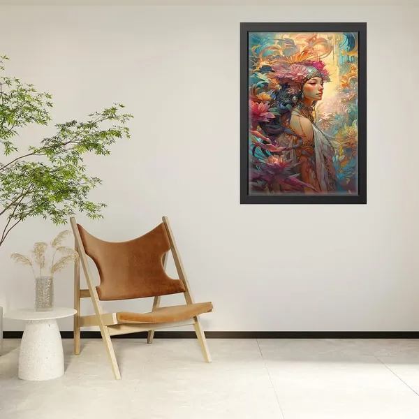 Multicolor_Abstract/Motivational_Framed_Painting/Posters,_Ready_|_For_Wall_Hanging,_Premium_Art_|_For_Home,_Office,_Living_Room_&_Bedroom_Wall_Decor,_(Size_-_13.50_X_19.50_In),_Frame_Color:_Black,_Nrs404