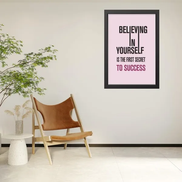 Black__Abstract/Motivational_Framed_Painting/Posters,_Ready_|_For_Wall_Hanging,_Premium_Art_|_For_Home,_Office,_Living_Room_&_Bedroom_Wall_Decor,_(Size_-_13.50_X_19.50_In),_Frame_Color:_Black,_Nrs441
