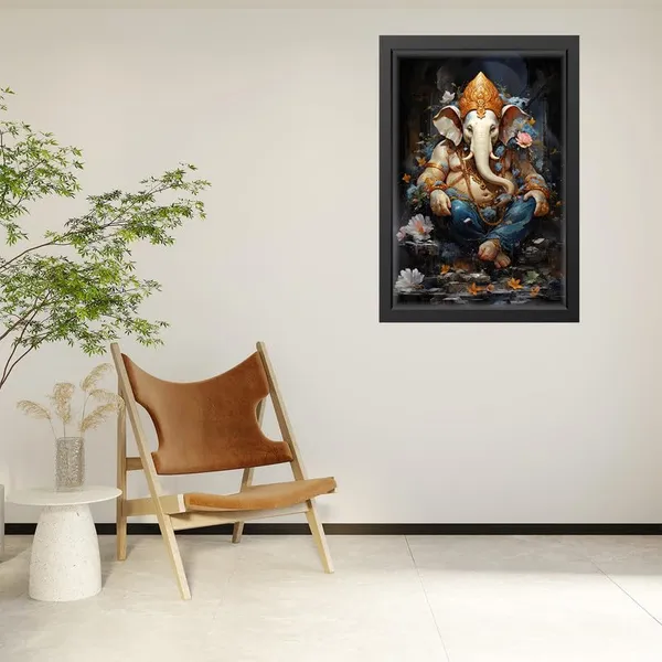 Multicolor_Abstract/Motivational_Framed_Painting/Posters,_Ready_|_For_Wall_Hanging,_Premium_Art_|_For_Home,_Office,_Living_Room_&_Bedroom_Wall_Decor,_(Size_-_13.50_X_19.50_In),_Frame_Color:_Black,_Nrs449