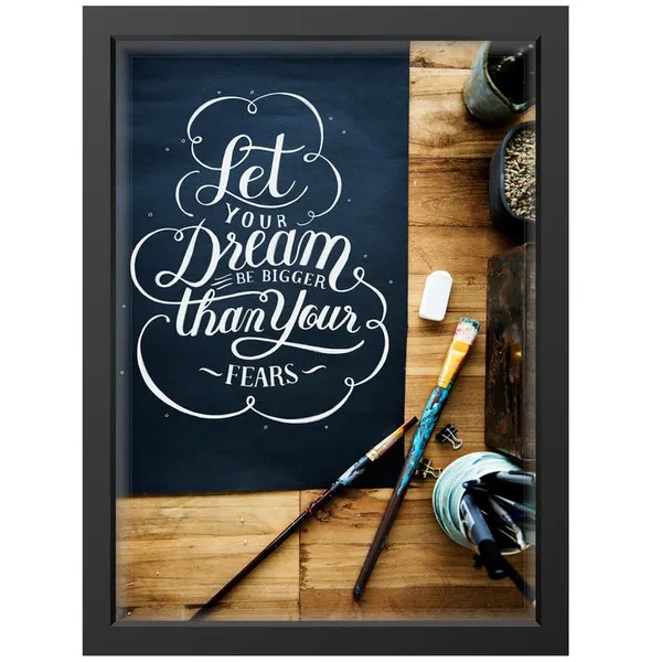 Black__Abstract/Motivational_Framed_Painting/Posters,_Ready_|_For_Wall_Hanging,_Premium_Art_|_For_Home,_Office,_Living_Room_&_Bedroom_Wall_Decor,_(Size_-_13.50_X_19.50_In),_Frame_Color:_Black,_Nrs468