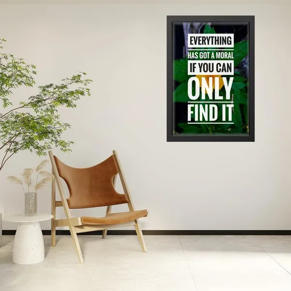 Black__Abstract/Motivational_Framed_Painting/Posters,_Ready_|_For_Wall_Hanging,_Premium_Art_|_For_Home,_Office,_Living_Room_&_Bedroom_Wall_Decor,_(Size_-_13.50_X_19.50_In),_Frame_Color:_Black,_Nrs470