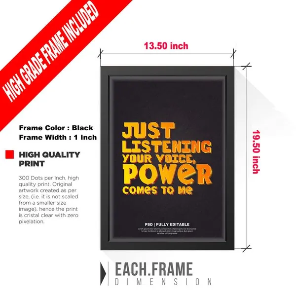 Black__Abstract/Motivational_Framed_Painting/Posters,_Ready_|_For_Wall_Hanging,_Premium_Art_|_For_Home,_Office,_Living_Room_&_Bedroom_Wall_Decor,_(Size_-_13.50_X_19.50_In),_Frame_Color:_Black,_Nrs476