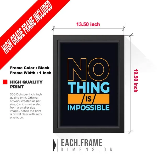 Black__Abstract/Motivational_Framed_Painting/Posters,_Ready_|_For_Wall_Hanging,_Premium_Art_|_For_Home,_Office,_Living_Room_&_Bedroom_Wall_Decor,_(Size_-_13.50_X_19.50_In),_Frame_Color:_Black,_Nrs483