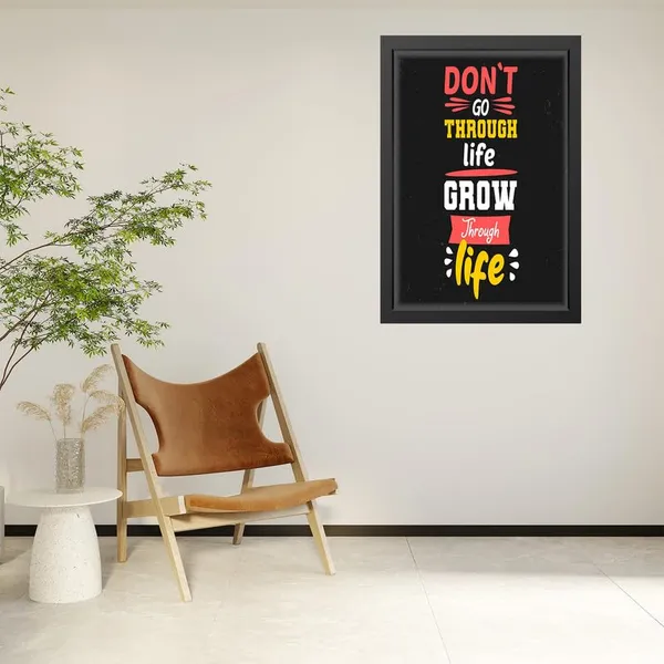 Black__Abstract/Motivational_Framed_Painting/Posters,_Ready_|_For_Wall_Hanging,_Premium_Art_|_For_Home,_Office,_Living_Room_&_Bedroom_Wall_Decor,_(Size_-_13.50_X_19.50_In),_Frame_Color:_Black,_Nrs484