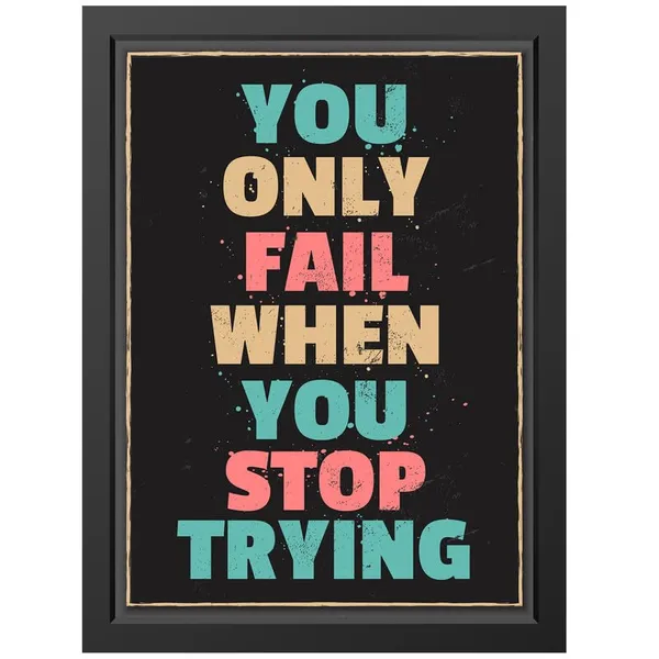 Black__Abstract/Motivational_Framed_Painting/Posters,_Ready_|_For_Wall_Hanging,_Premium_Art_|_For_Home,_Office,_Living_Room_&_Bedroom_Wall_Decor,_(Size_-_13.50_X_19.50_In),_Frame_Color:_Black,_Nrs487