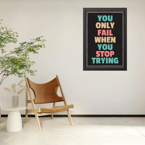 Black__Abstract/Motivational_Framed_Painting/Posters,_Ready_|_For_Wall_Hanging,_Premium_Art_|_For_Home,_Office,_Living_Room_&_Bedroom_Wall_Decor,_(Size_-_13.50_X_19.50_In),_Frame_Color:_Black,_Nrs487