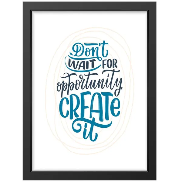 Black__Abstract/Motivational_Framed_Painting/Posters,_Ready_|_For_Wall_Hanging,_Premium_Art_|_For_Home,_Office,_Living_Room_&_Bedroom_Wall_Decor,_(Size_-_13.50_X_19.50_In),_Frame_Color:_Black,_Nrs488