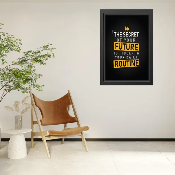 Black__Abstract/Motivational_Framed_Painting/Posters,_Ready_|_For_Wall_Hanging,_Premium_Art_|_For_Home,_Office,_Living_Room_&_Bedroom_Wall_Decor,_(Size_-_13.50_X_19.50_In),_Frame_Color:_Black,_Nrs551
