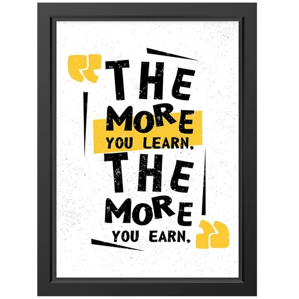 Black__Abstract/Motivational_Framed_Painting/Posters,_Ready_|_For_Wall_Hanging,_Premium_Art_|_For_Home,_Office,_Living_Room_&_Bedroom_Wall_Decor,_(Size_-_13.50_X_19.50_In),_Frame_Color:_Black,_Nrs612