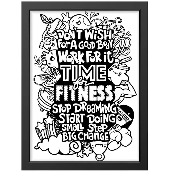 Black__Abstract/Motivational_Framed_Painting/Posters,_Ready_|_For_Wall_Hanging,_Premium_Art_|_For_Home,_Office,_Living_Room_&_Bedroom_Wall_Decor,_(Size_-_13.50_X_19.50_In),_Frame_Color:_Black,_Nrs614