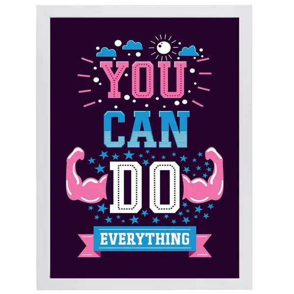 White__Abstract/Motivational_Framed_Painting/Posters,_Ready_|_For_Wall_Hanging,_Premium_Art_|_For_Home,_Office,_Living_Room_&_Bedroom_Wall_Decor,_(Size_-_13.50_X_19.50_In),_Frame_Color:_White,_Nrs002